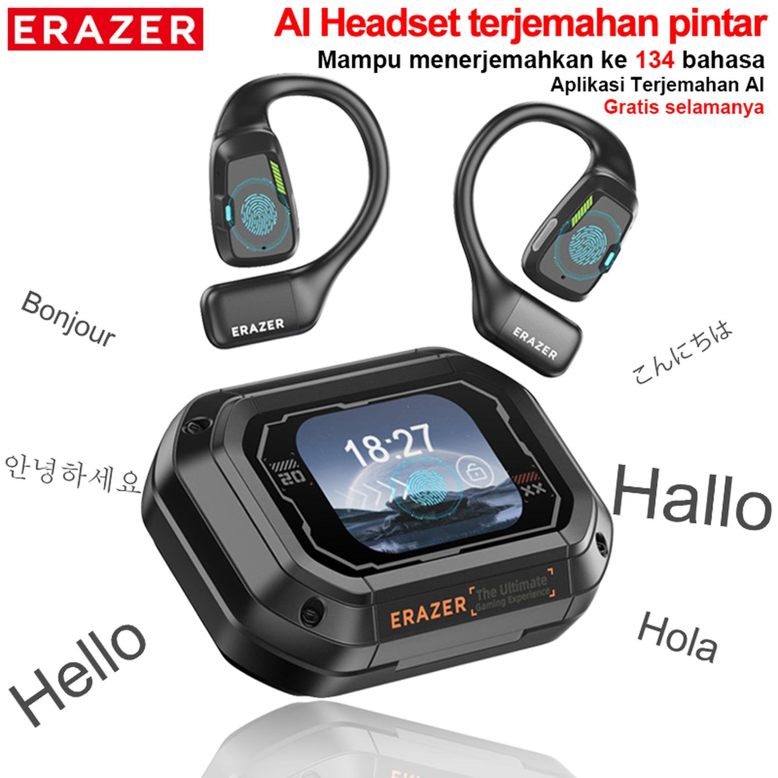 Headset ERAZER XP6  tradutor AI